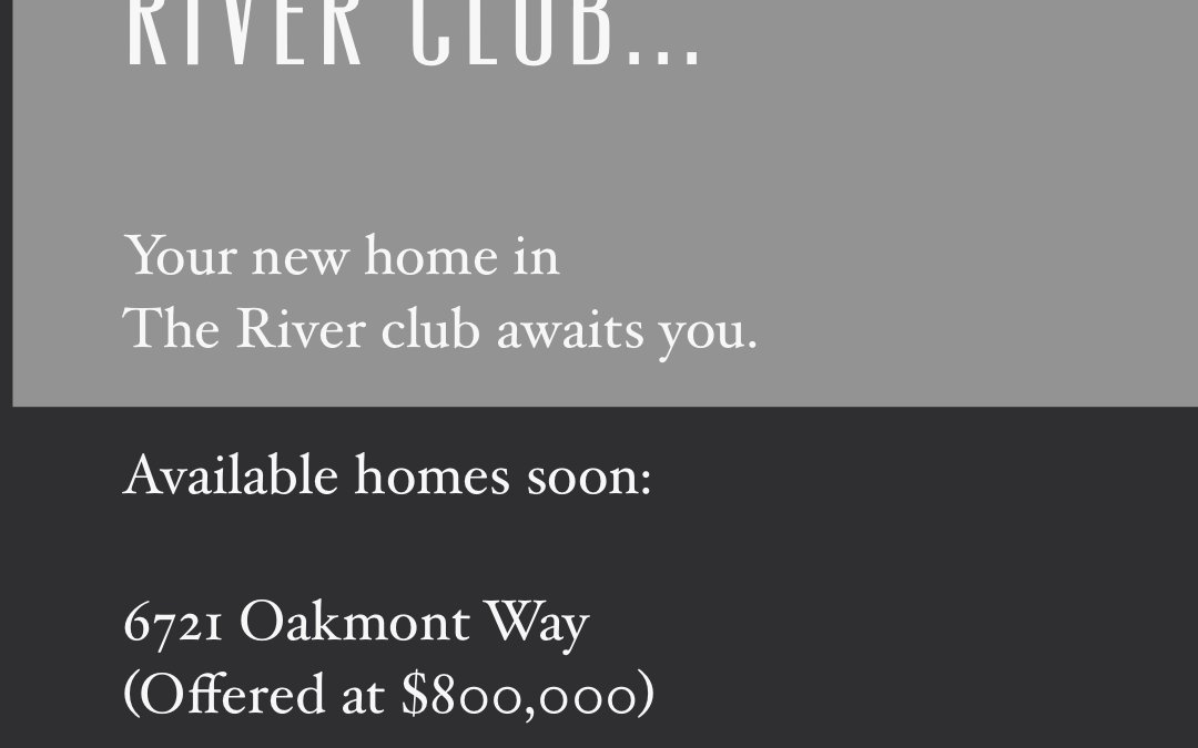 COMING SOON TO THE RIVER CLUB in Lakewood Ranch
